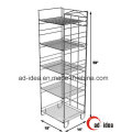 Fünf Schichten Metall-Display-Ständer / praktische Display-Rack